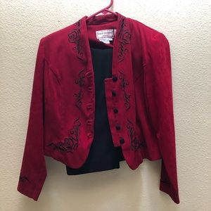 Two piece woman’s business suit